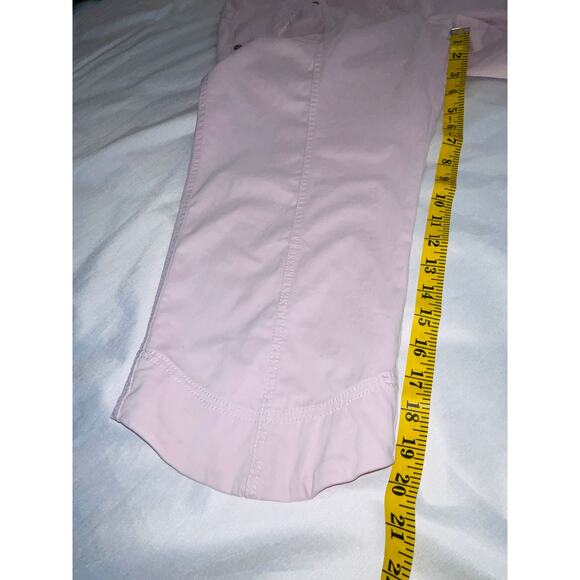 Vintage Blue Willi's Pink Capri Pants - Women's Size 42 (10 US) - With Stretch - Picture 9 of 11